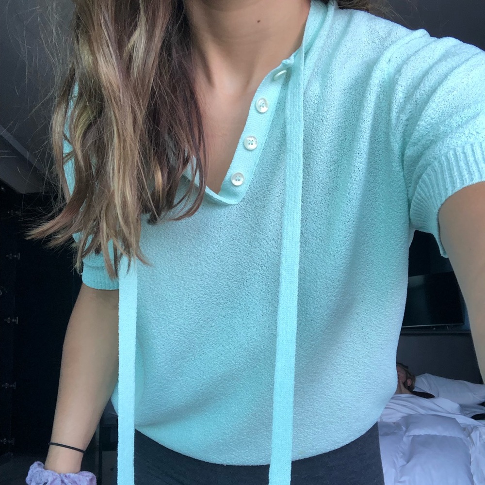 Seafoam Green Dress Top